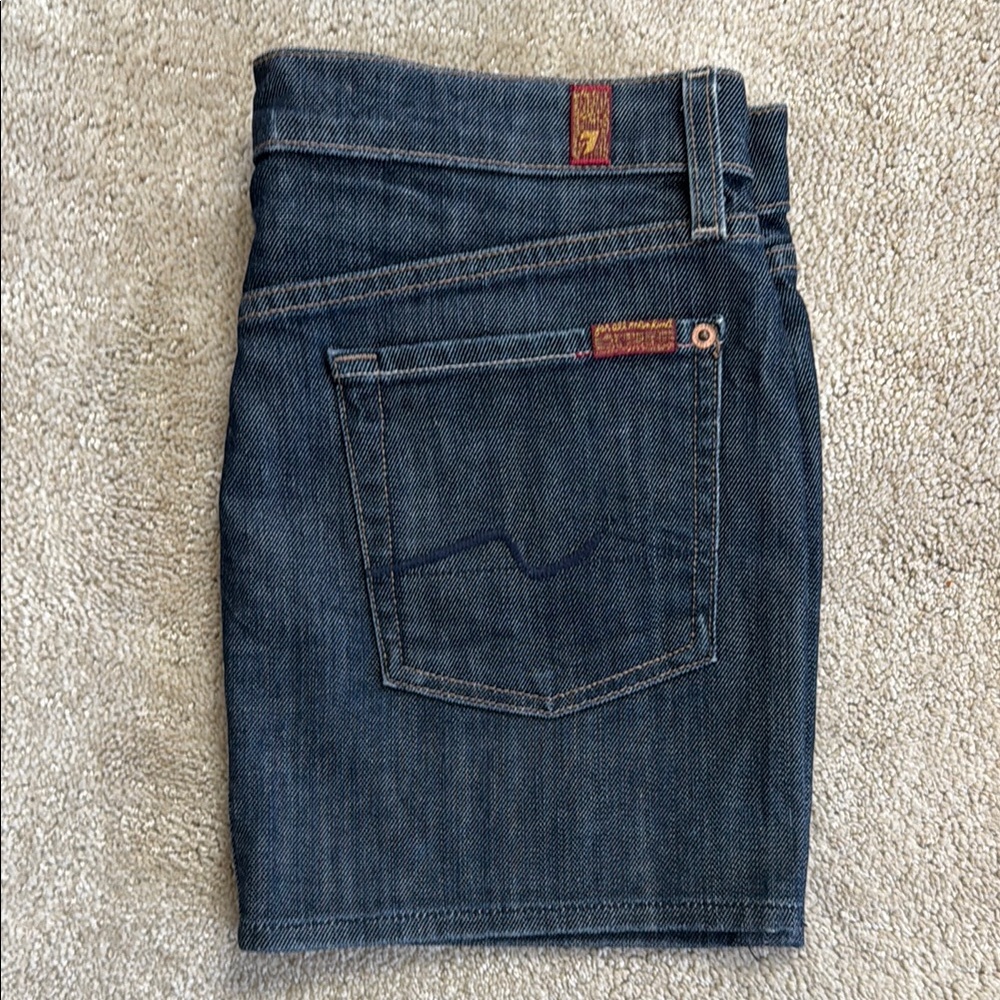 7 For All Mankind Roxy Size 28 Denim Skirt